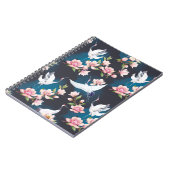 レッドクレーンMagnolia:日本の水色。 ノートブック (左側)