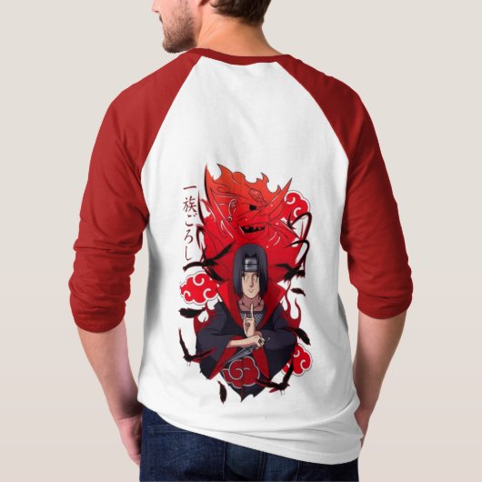 🌑レッドクロウウォリアーTシャツ Tシャツ (裏面)