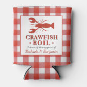 レッドクロウフィッシュロブスターパーティー婚約ピクニック 缶クーラー (正面)