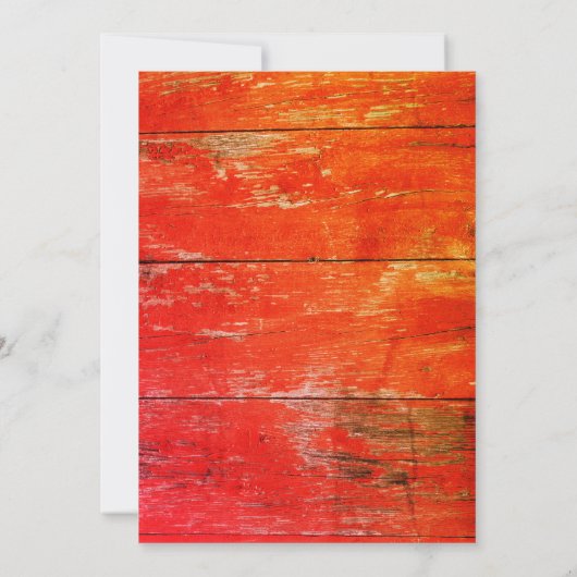 レッドクロウフィッシュ低カントリーの誕生日パーティー 招待状 (裏面)