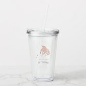 レッドクロウフィッシュ海鮮料理パーティーのお願い アクリルタンブラー (裏面)