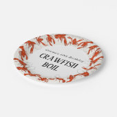 レッドクロウフィッシュ魚介生誕生会 ペーパープレート (アングル)