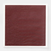 レッドクロコダイルスキンプリントワニス (正面)