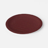 レッドクロコダイルスキンプリントワニス ペーパープレート (アングル)