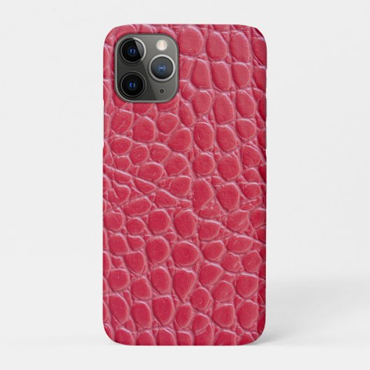 レッドクロコダイルスキンプリント Case-Mate iPhoneケース (裏)
