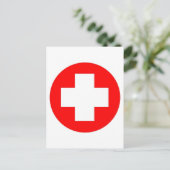 レッドクロス製品とデザイン! ポストカード (スタンド正面)