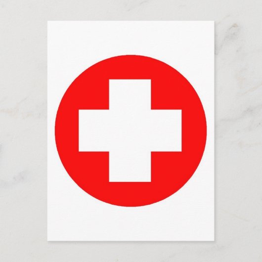 レッドクロス製品とデザイン! ポストカード (正面)