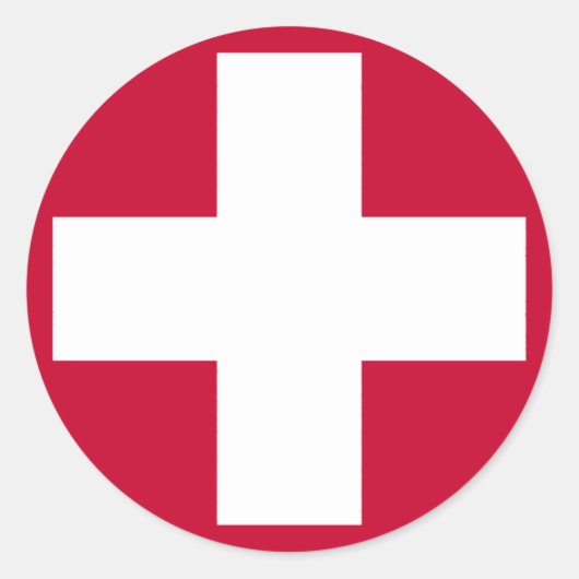 レッドクロス製品とデザイン! ラウンドシール (正面)