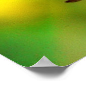 レッドクローバープリント ポスター (角)