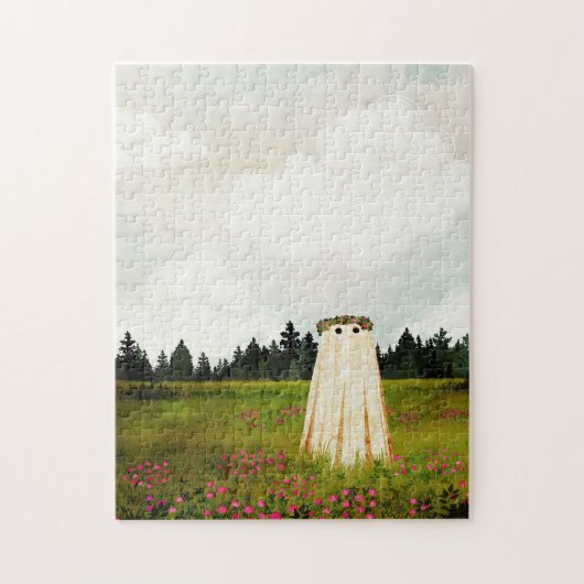 レッドクローバー幽霊 ジグソーパズル (縦)