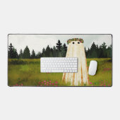 レッドクローバー幽霊 デスクマット (キーボード&マウス)