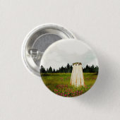 レッドクローバー幽霊 缶バッジ (正面&裏面)