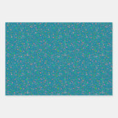 レッドクローバー水玉模様ギフトラップ ラッピングペーパーシート (正面3)