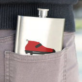 レッドクワッドローラーダービースケート フラスク (インサイチュ)