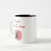 レッドクール忍者戦士 ツートーンマグカップ (正面左)