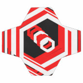 レッドクール白黒4ダーレン サッカーボール (フラット)