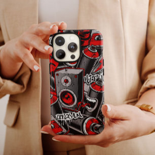 レッドグラフィティスタイルiPhone iPhone 1,4,000ケース Case-Mate iPhone 14ケース