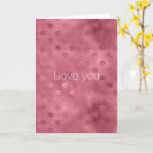 レッドグラムグリジーリップキスラブ カード (黄色い花)