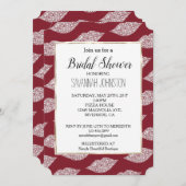 レッドグラムダイヤモンドリップ 招待状 (正面/裏面)