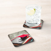 レッドグラードキャップ&ブックス コースター (右側)