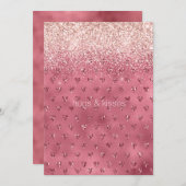 レッドグリジーグリッターハート (正面/裏面)