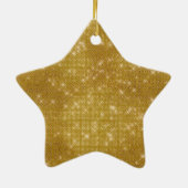 レッドグリジーシックなグラムスパークル セラミックオーナメント (裏面)