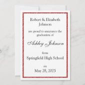 レッドグリッタークラス2025写真発表 招待状 (裏面)