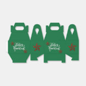 レッドグリッタークリスマススター フェイバーボックス (折り畳みなし)