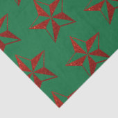 レッドグリッタークリスマススター 薄葉紙 (詳細)