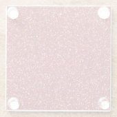 レッドグリッターグリッツ ガラスコースター (裏面)