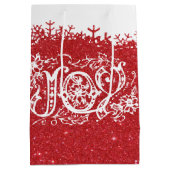 レッドグリッタージョイ中抱き枕 ミディアムペーパーバッグ (裏面)