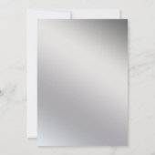 レッドグリッタースエレガントクリスマスカード (裏面)