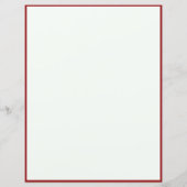 レッドグリッタースパークルグラムパーソナライズされた (裏面)