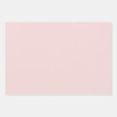 レッドグリッタースパークルハートピンク赤面 ラッピングペーパーシート (正面2)