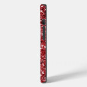 レッドグリッタースパークル Case-Mate iPhoneケース (裏面 / 左)