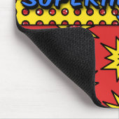 レッドグリッタースーパーヒーロー先生マウスパッド マウスパッド (コーナー)