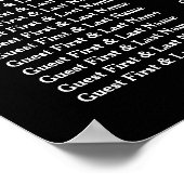 レッドグリッタートランプのポーカーチップカ結婚ジノ ポスター (角)