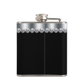 レッドグリッターハイヒールシューズ フラスク (裏面)