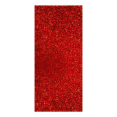 レッドグリッターヒール | 40と素晴らしい誕生日メニュー ラックカード (裏面)