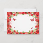 レッドグリッターフローラキンセアニェラ 出欠カード (裏面)