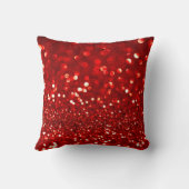 レッドグリッター装飾用クッション クッション (裏面)
