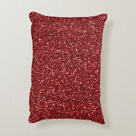 レッドグリッター金ゴールドは親切な選択の愛 アクセントクッション (裏面(縦))