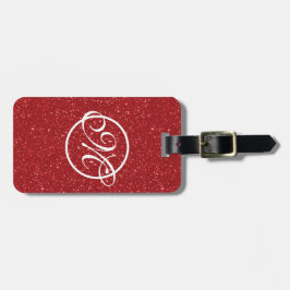 レッドグリッツプレストモノグラム ラゲッジタグ