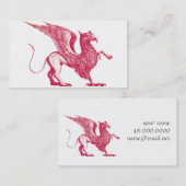 レッドグリフィンまたはグリフィン 名刺 (正面/裏面)