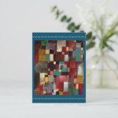 レッドグリーンとバイオレット – イエローのリズム、Klee (1920) ポストカード (スタンド正面)