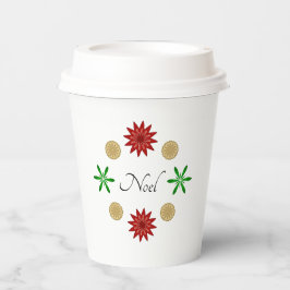 レッドグリーンと金ゴールドノール 紙コップ