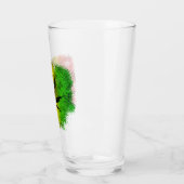 レッドグリーンイエローレゲエラスタリーフジャマイカグランジ タンブラーグラス (左)