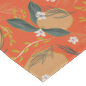 レッドグリーンエレガント金ゴールドウィンターフルーツホリデー テーブルクロス (アングル)