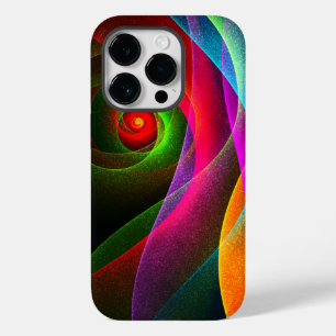 レッドグリーンオレンジモダン抽象芸術アートパターン#22 Case-Mate iPhone 14 PROケース