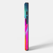 レッドグリーンオレンジモダン抽象芸術アートパターン#22 Case-Mate iPhoneケース (裏面 / 左)